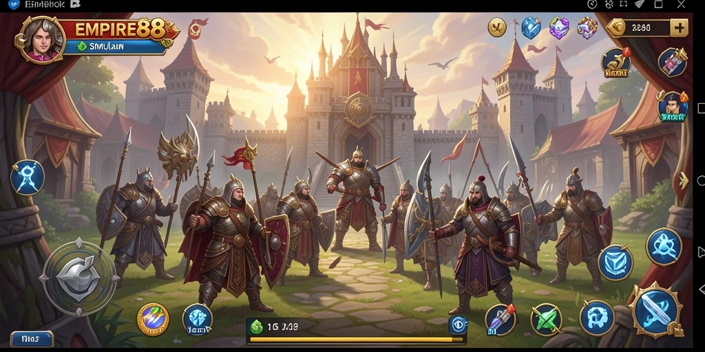Gameplay seru di EMPIRE88 dengan berbagai strategi pembangunan kerajaan.