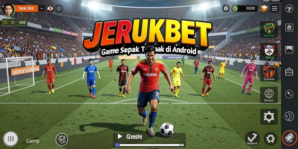 Tampilan menakjubkan dari JERUKBET dengan aksi sepak bola yang intens.