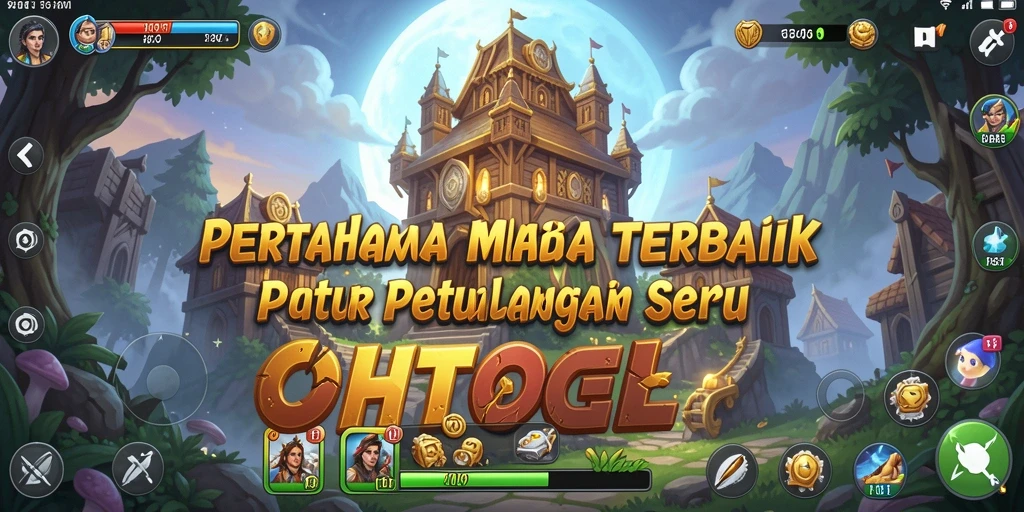 Tampilan gameplay seru dan menantang di OHTOGEL Tower Defense.