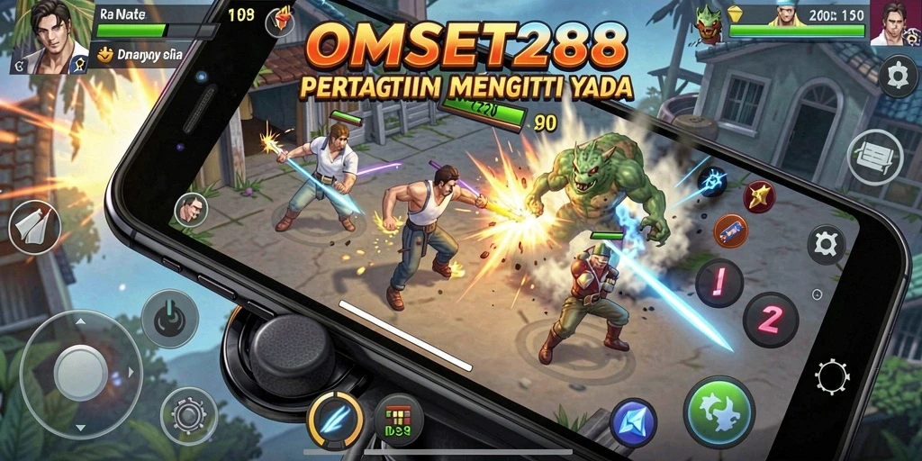 Tampilan dinamis dan seru dalam pertarungan di OMSET288.