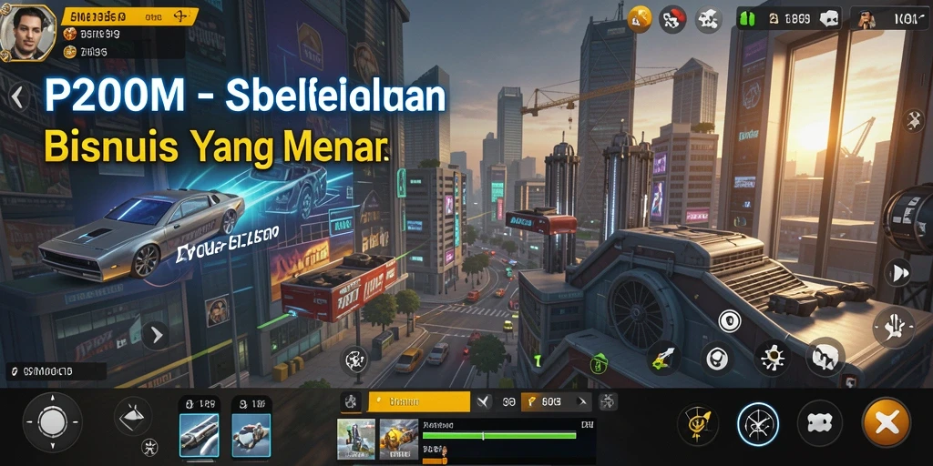 Tampilan gameplay P200M yang menarik dan penuh dinamika.