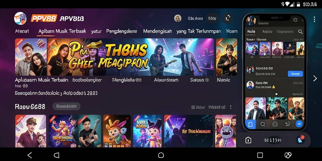 Tampilan gameplay aplikasi PPV88 yang interaktif dan menarik.