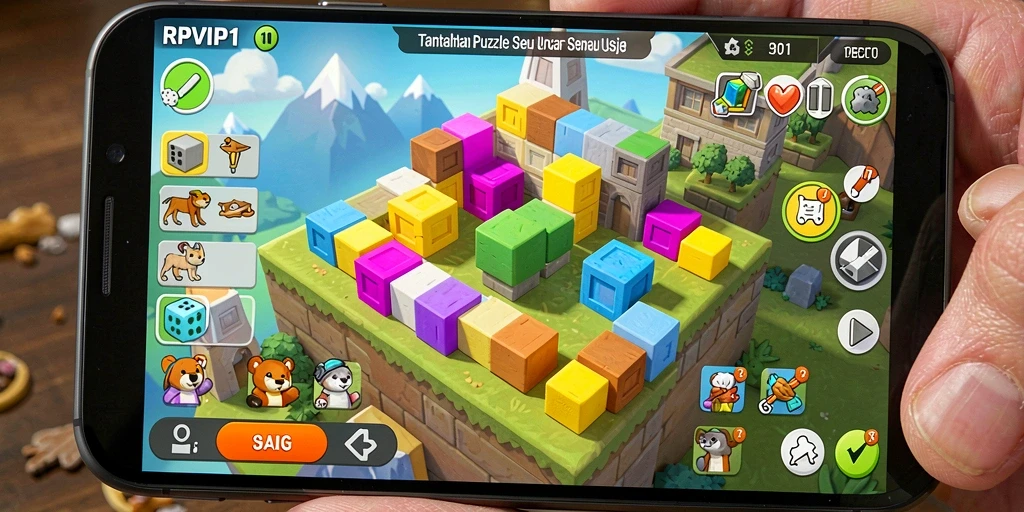 Tampilan gameplay RPVIP1 yang seru dan menantang.