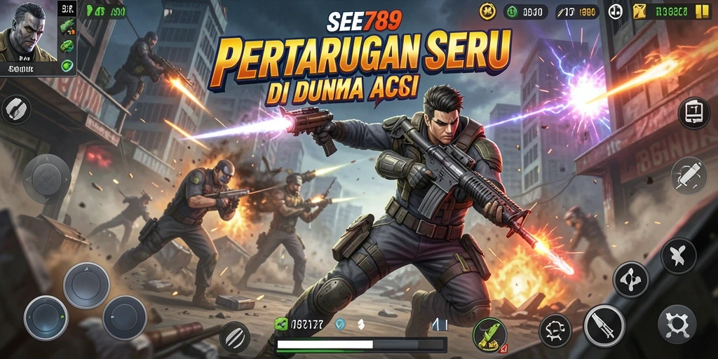 Tampilan pertarungan seru dalam gameplay SEE789.