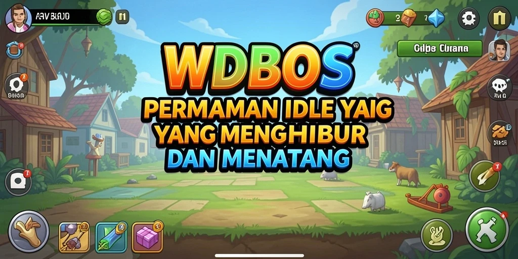 Tangkapan layar utama WDBOS menunjukkan gameplay yang menarik dan interaktif.